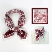 JESMARY - Khăn bandana đỏ đô sang trọng